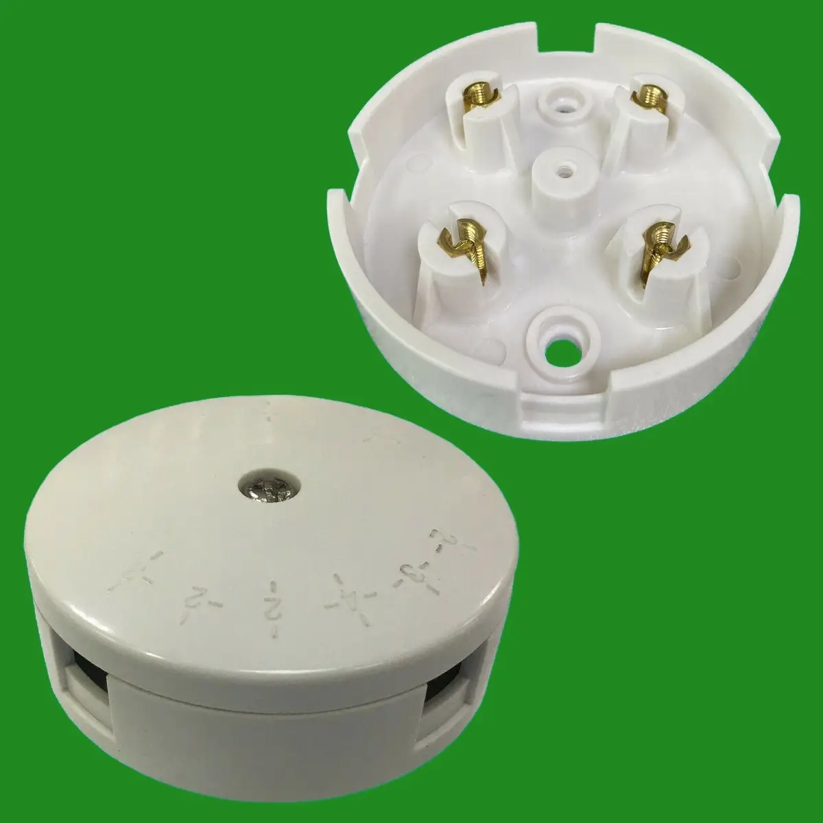 5A Junction Box 4 Terminals White Electrical Connection Fitting Selective Entry