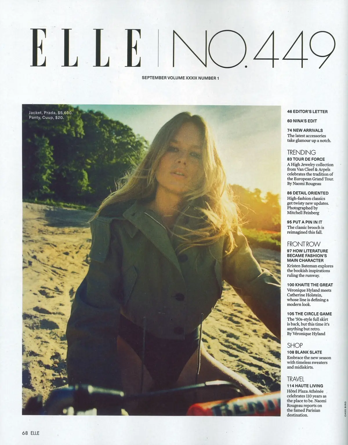 Elle USA Magazine: Zendaya, Anna Ewers, Ella Richards, Cath Holstein, Sept 2023 - image 2 | Free standard UK delivery included | Discount Quality Products