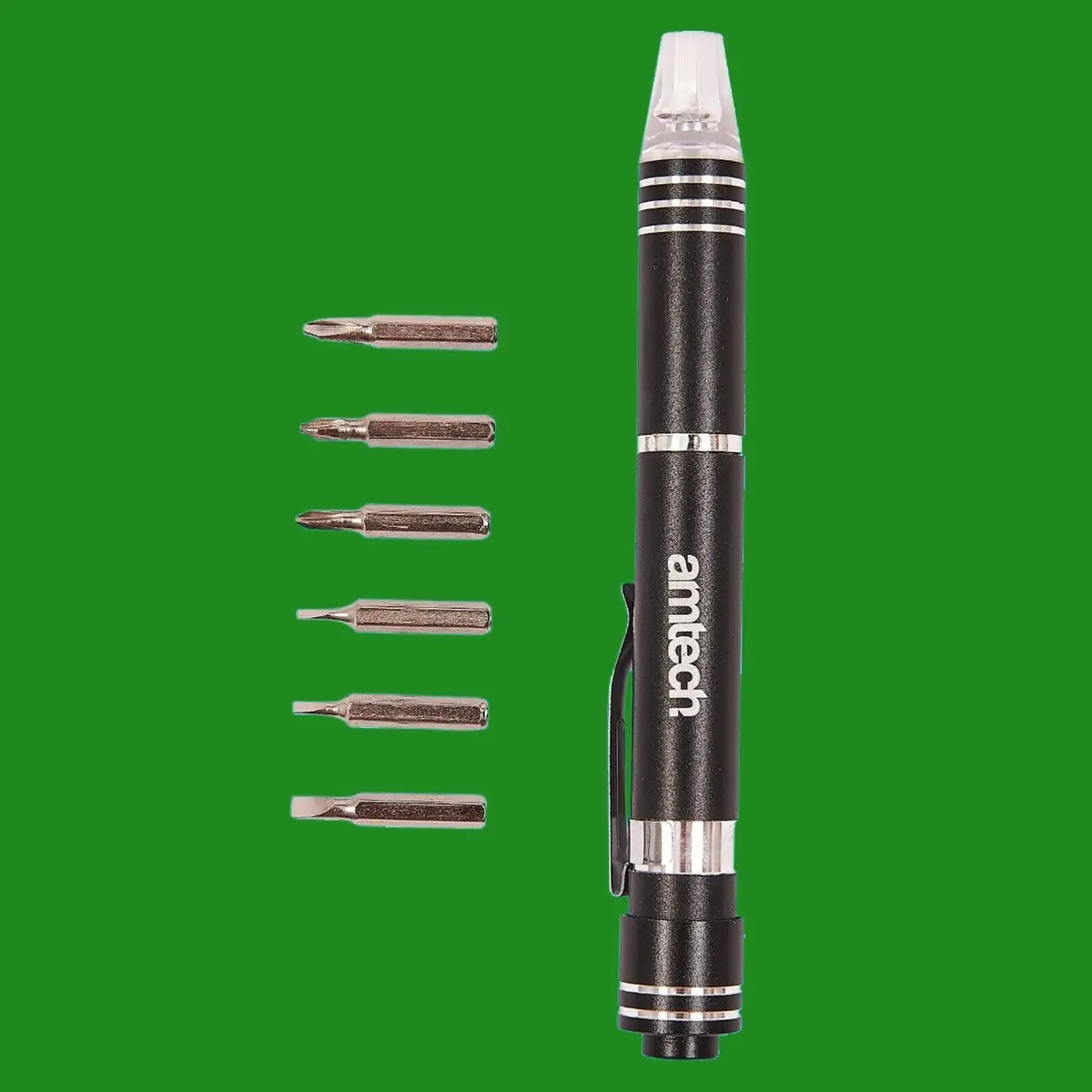 6-in-1 LED Precision Screwdriver Aluminium Driver Magnetic Head, Philips Slotted - image 3 | Free standard UK delivery included | Discount Quality Products