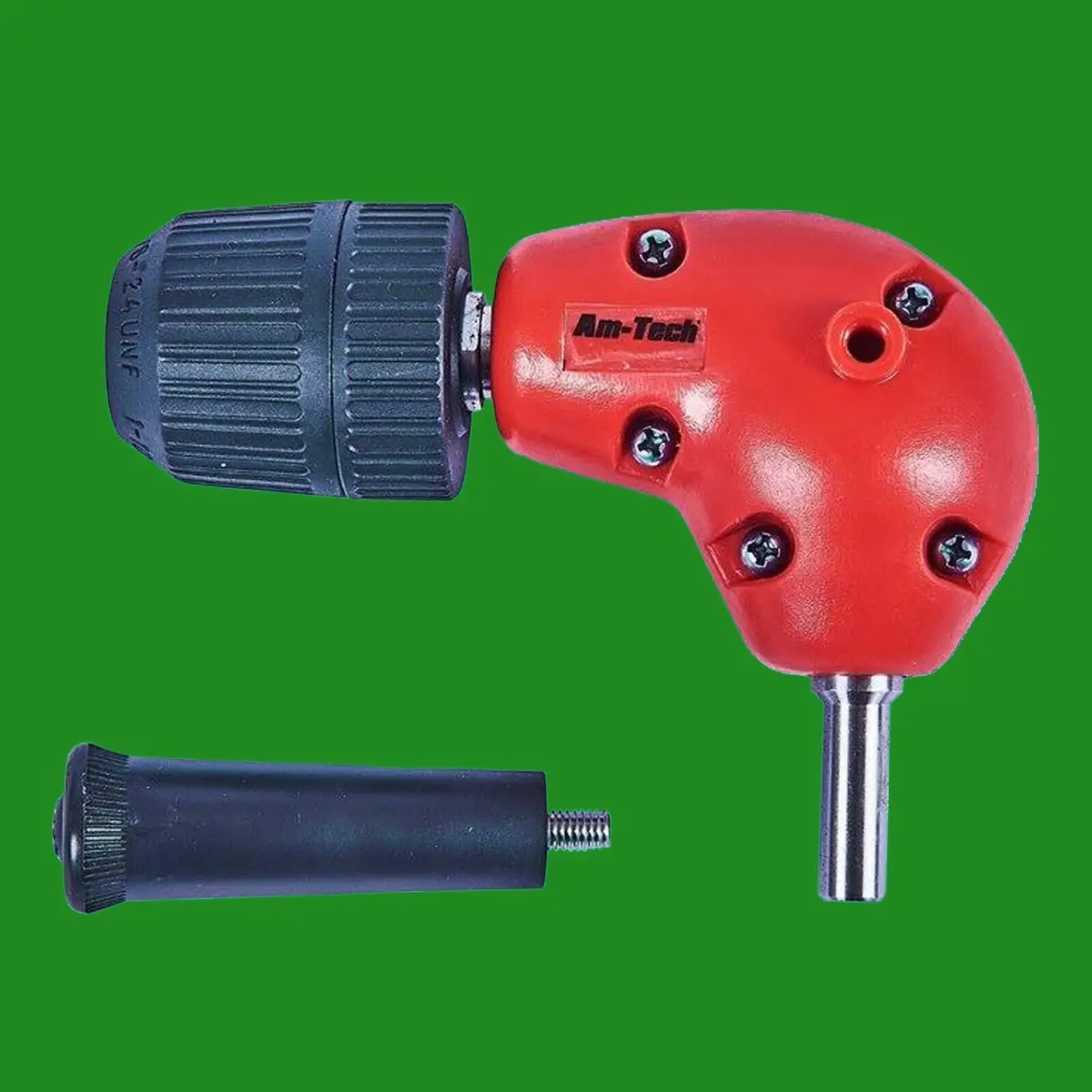 10mm (3/8") Keyless Chuck Right Angle Drill Power Tool Attachment & Side Handle - image 2 | Free standard UK delivery included | Discount Quality Products