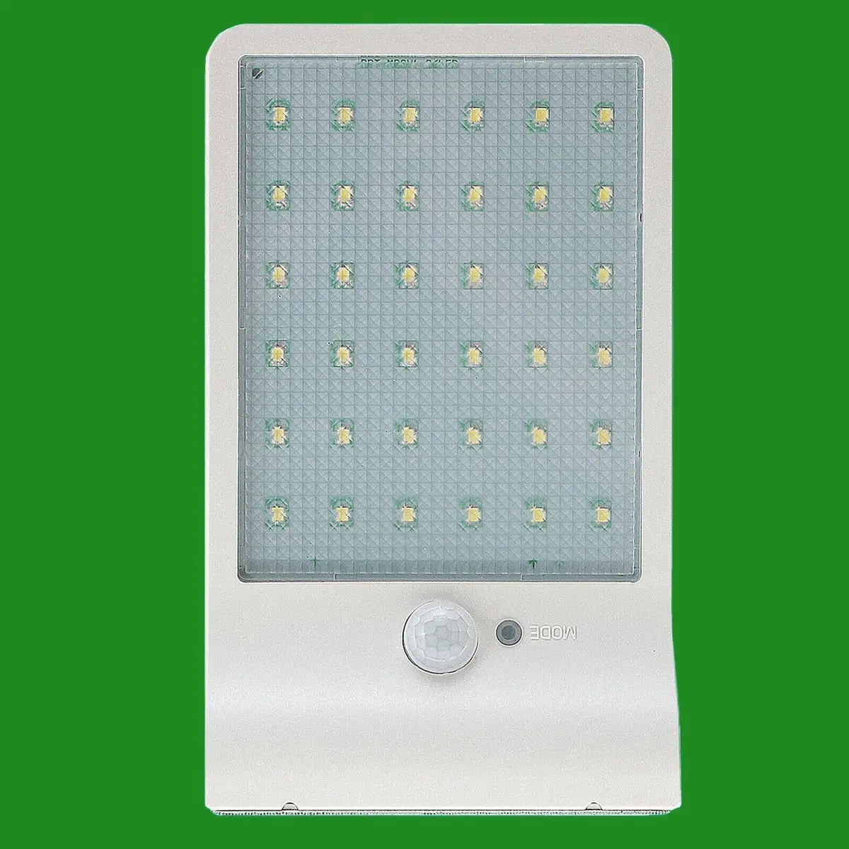 2x 36 LED 2.5W White Solar Powered PIR Motion Sensor IP44 Garden, Security Light - image 2 | Free standard UK delivery included | Discount Quality Products