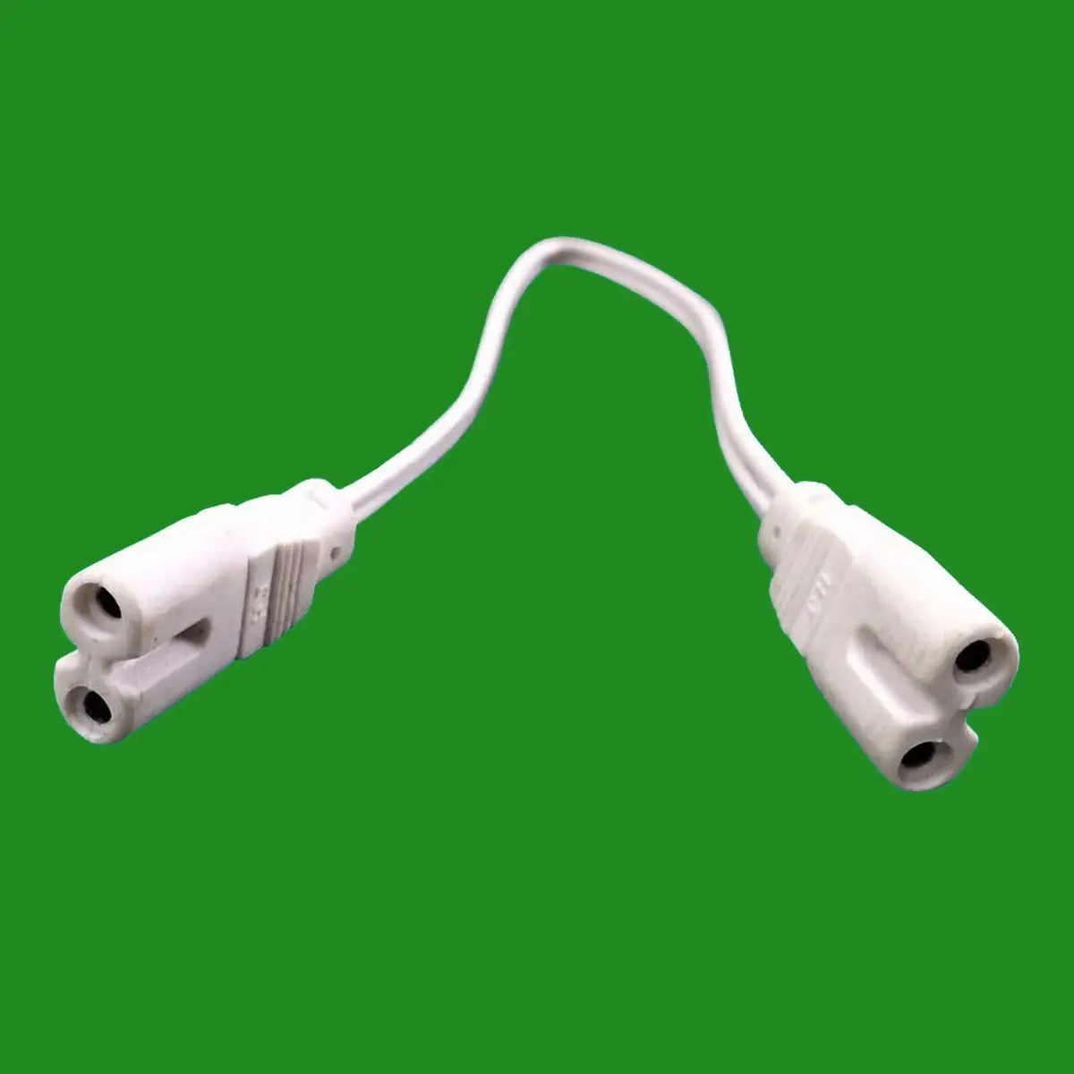 10x Figure 8, Female to Female Power Cable IEC C7, LED Tube Holder Interconnect
