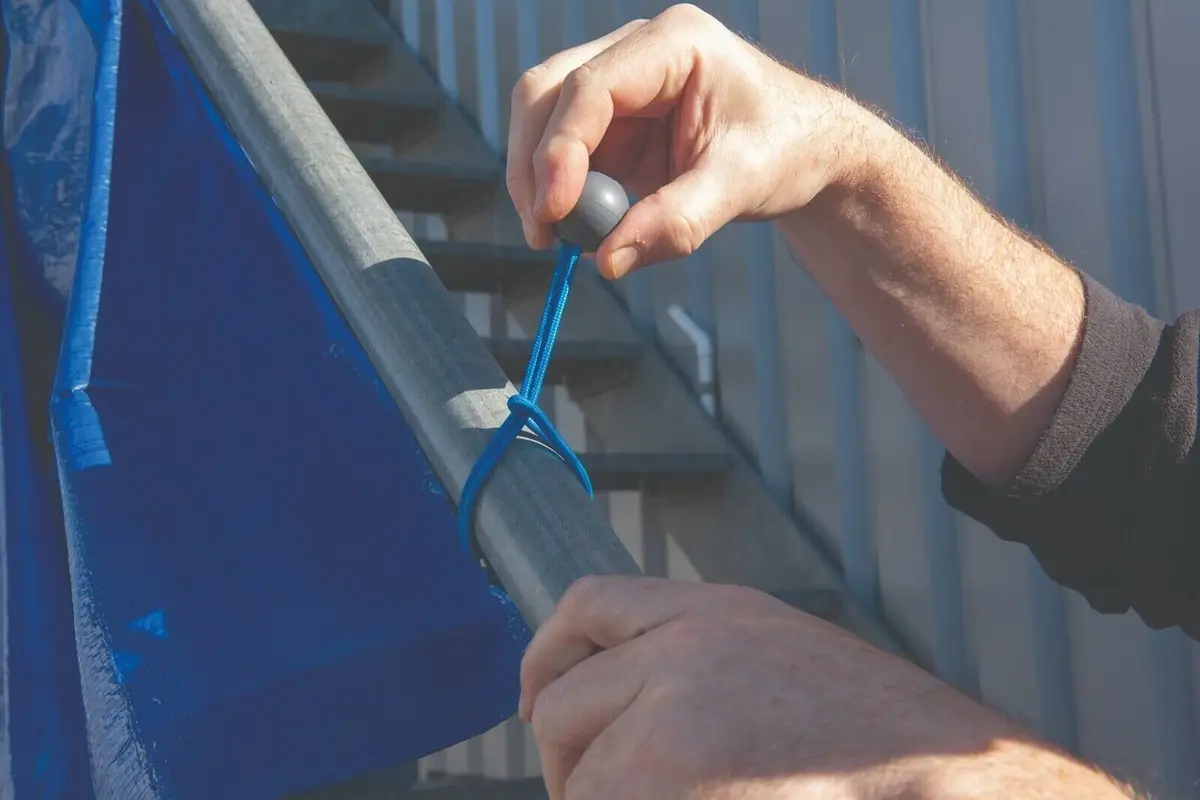 10 Pack 175mm Tarpaulin Ball Bungees, Stretches to 300mm, Secures Tarp - image 4 | Free standard UK delivery included | Discount Quality Products