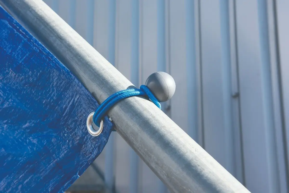 10 Pack 175mm Tarpaulin Ball Bungees, Stretches to 300mm, Secures Tarp - image 5 | Free standard UK delivery included | Discount Quality Products