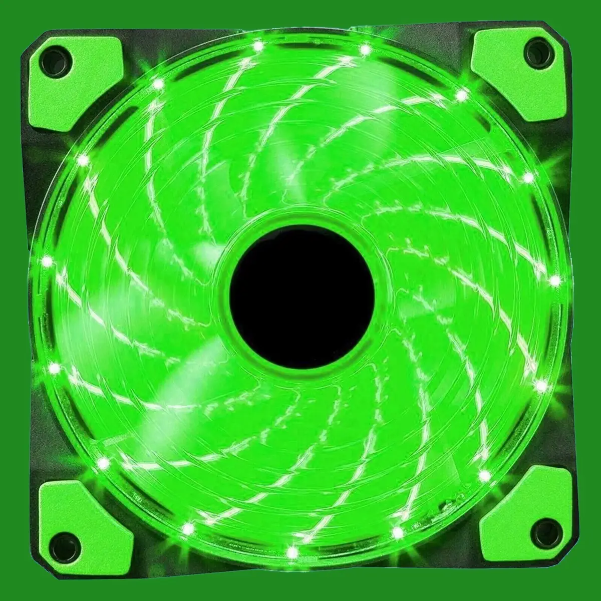 120mm Scorpion FN-10 Green LED Internal Quiet Case Gaming Fan For Computer Cases - image 4 | Free standard UK delivery included | Discount Quality Products