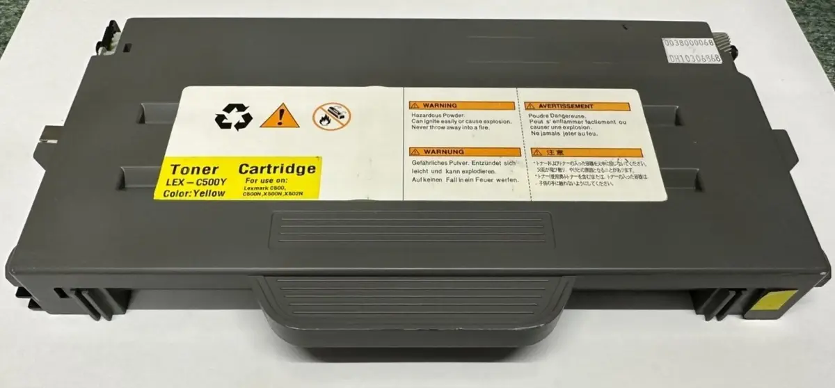 Compatible Lexmark C500 Yellow Laser Colour Toner Cartridge, C500N, X500N, X502N