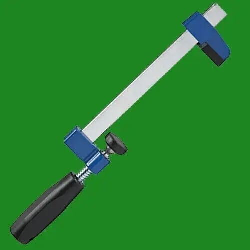 1x 5" Inch 127mm Clamp-It Bar Clamp Max Opening Capacity 114mm Black/Silver/Blue