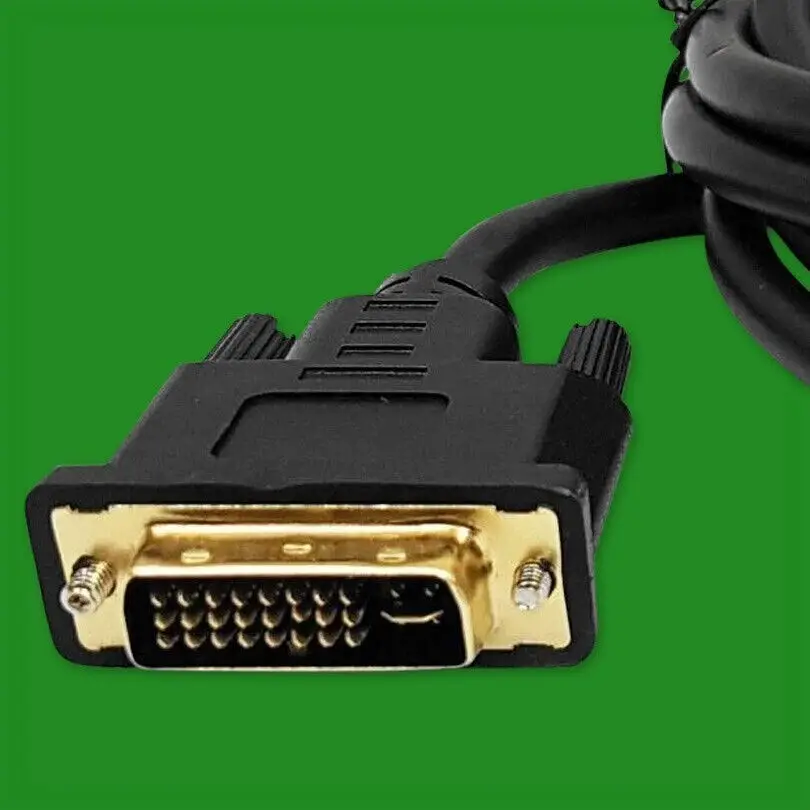 1x 2m DVI-I Male to VGA Male Computer PC Monitor Lead Cable Plug Black - image 3 | Free standard UK delivery included | Discount Quality Products