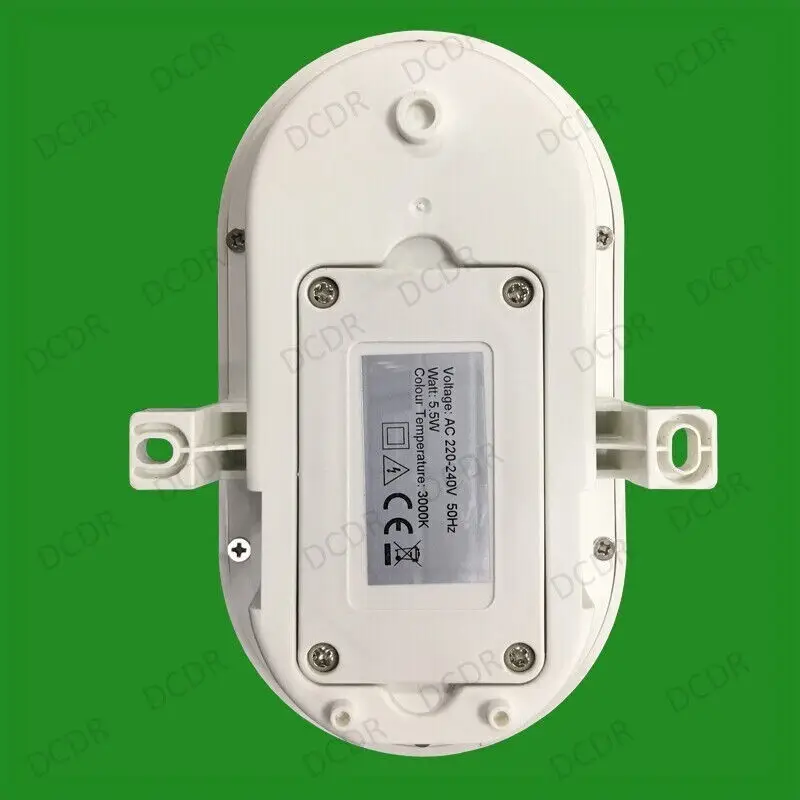 White 5W 6400K Daylight Oval LED Surface Mountable Bulkhead Light IP54 Wall Lamp - image 3 | Free standard UK delivery included | Discount Quality Products