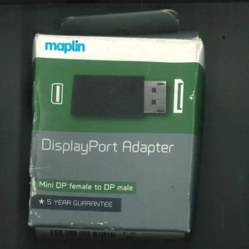 Maplin Mini DP Female to DP Male Display port adaptor