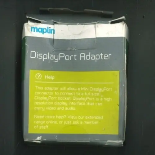Maplin Mini DP Female to DP Male Display port adaptor - image 2 | Free standard UK delivery included | Discount Quality Products