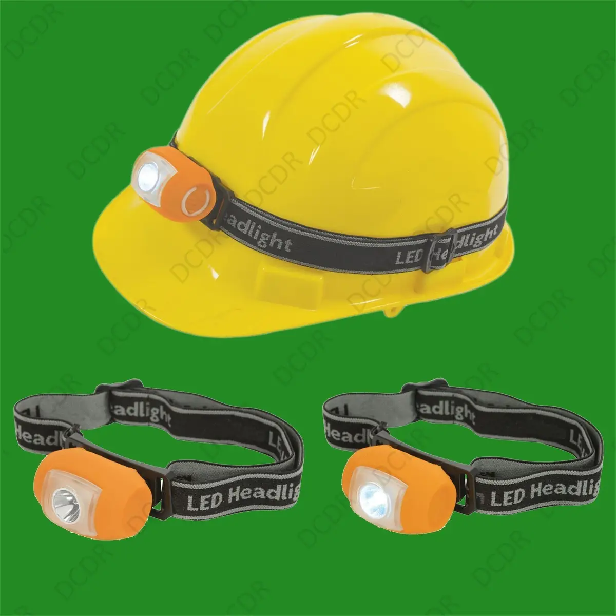 1x IP44 1W Ultra Bright LED 6000K Daylight Rechargeable Head Light Lamp Torch - image 2 | Free standard UK delivery included | Discount Quality Products