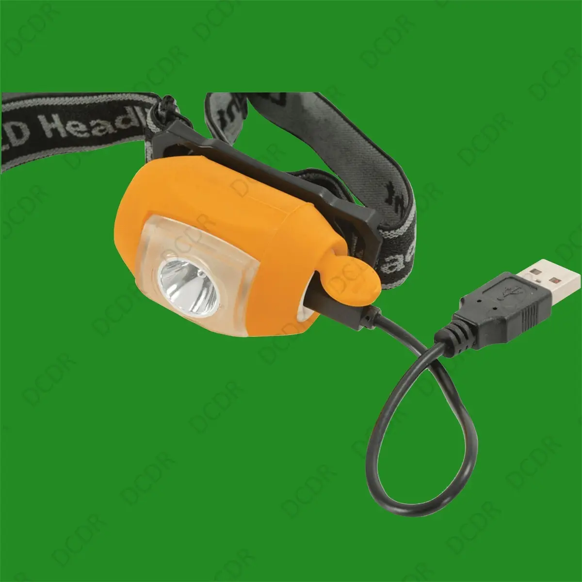 1x IP44 1W Ultra Bright LED 6000K Daylight Rechargeable Head Light Lamp Torch - image 3 | Free standard UK delivery included | Discount Quality Products
