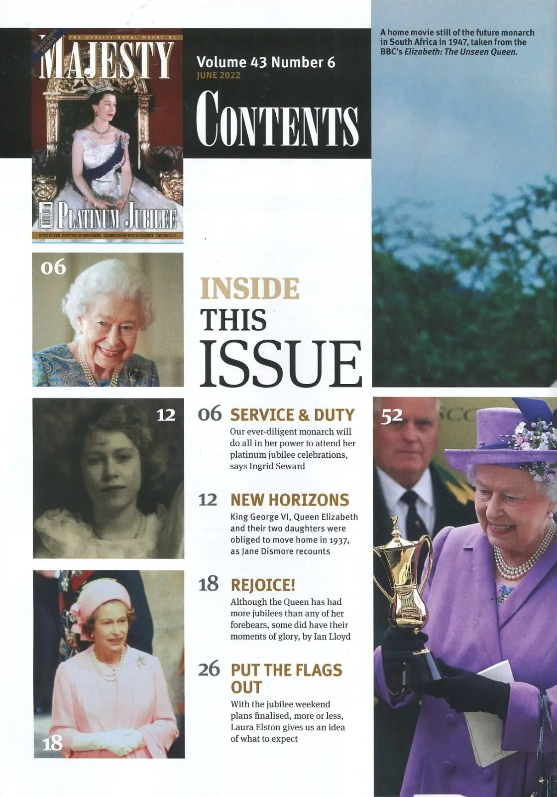 Majesty Magazine Collectors Edition, Queen Elizabeth Platinum Jubilee, June 2022 - image 2 | Free standard UK delivery included | Discount Quality Products