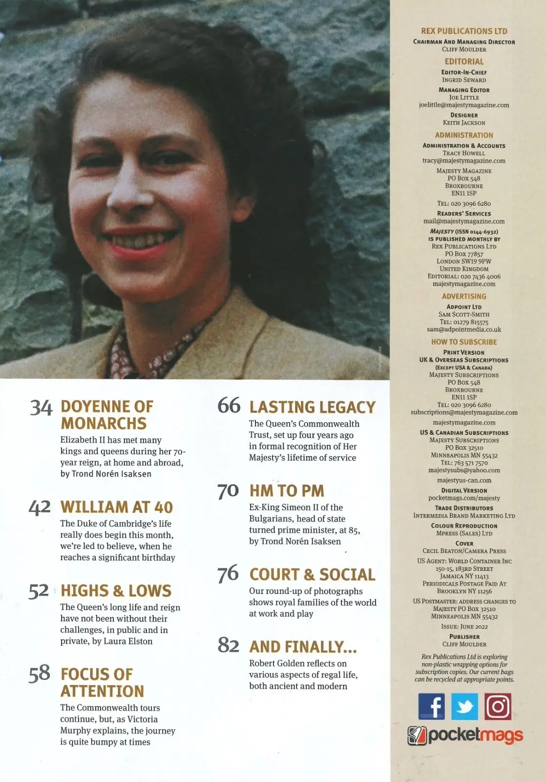 Majesty Magazine Collectors Edition, Queen Elizabeth Platinum Jubilee, June 2022 - image 3 | Free standard UK delivery included | Discount Quality Products