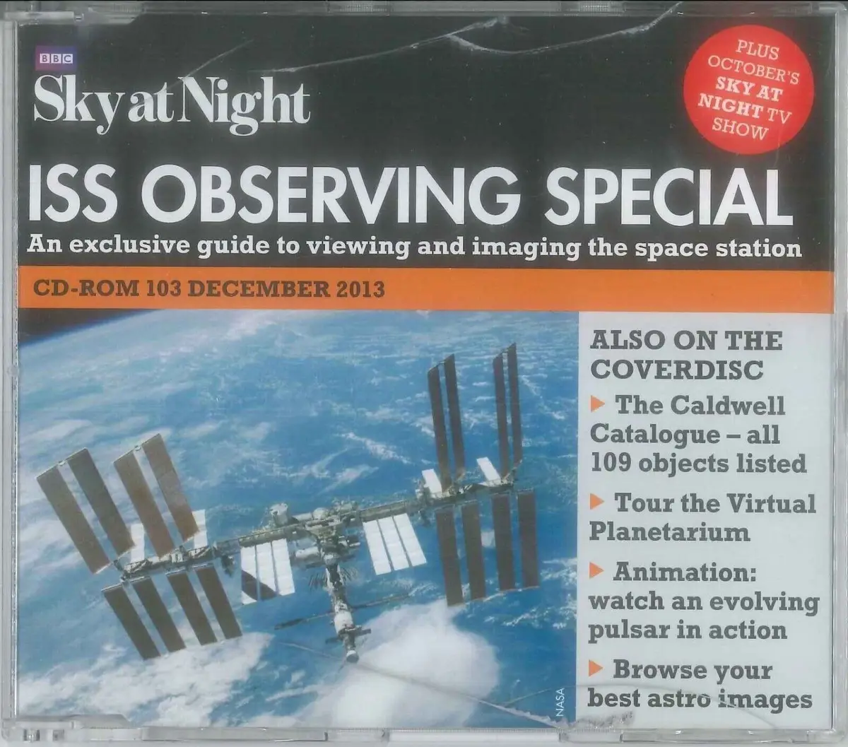 BBC Sky at Night CD-ROM, ISS Observing Special, #103 December 2013, Windows, Mac