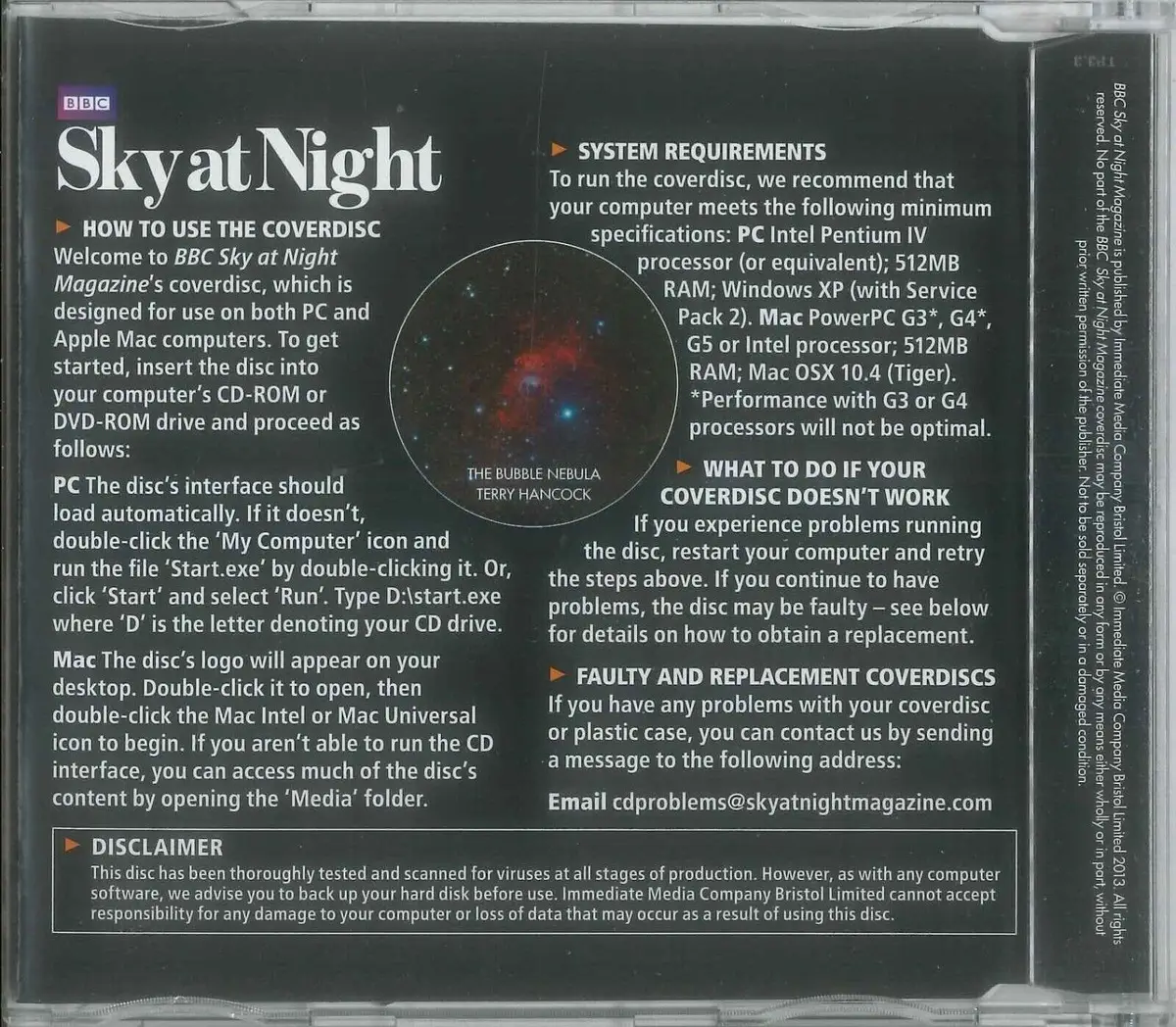 BBC Sky at Night CD-ROM, ISS Observing Special, #103 December 2013, Windows, Mac - image 2 | Free standard UK delivery included | Discount Quality Products