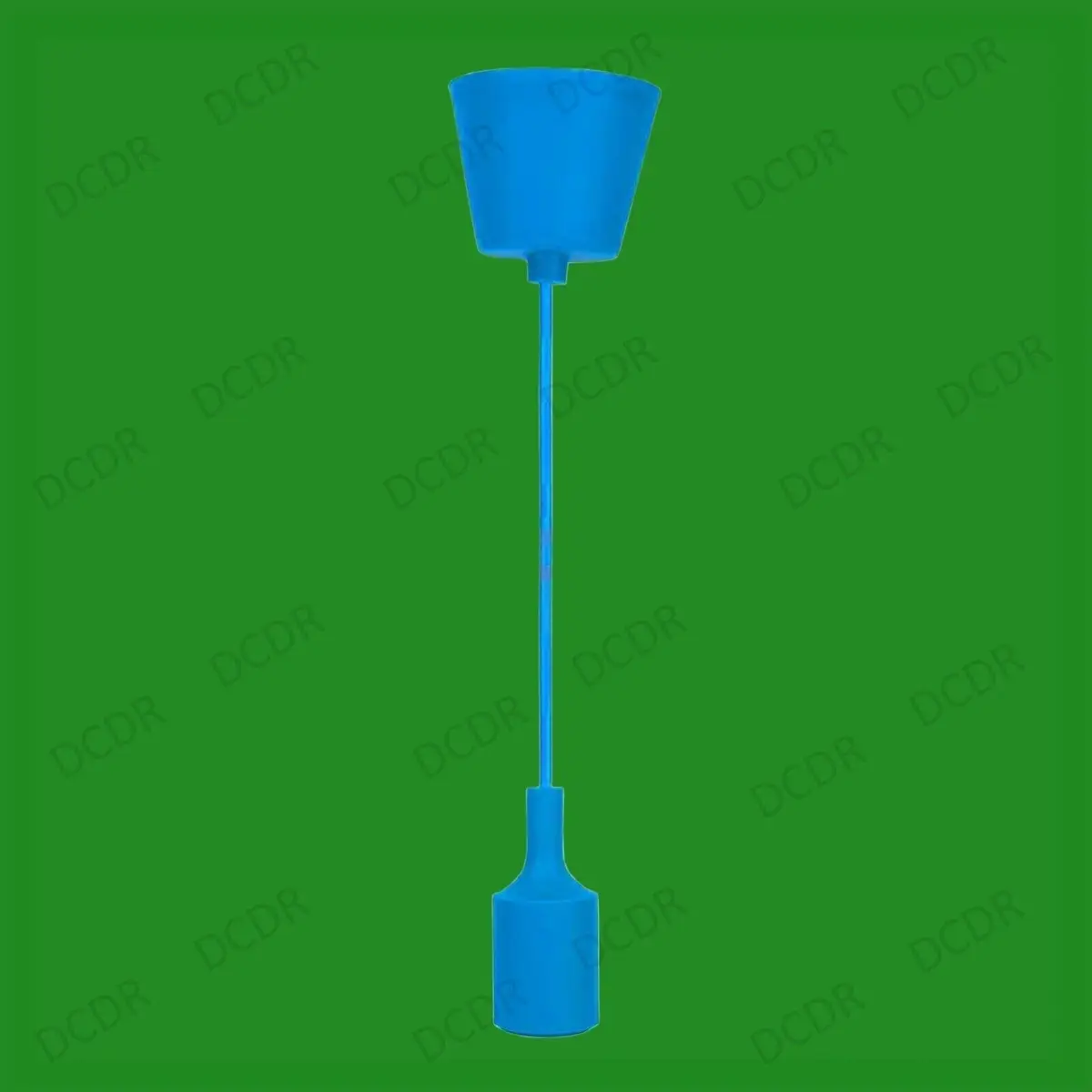 4x Blue Silicone Coated ES E27 Rose Pendant Ceiling Light Bulb Holder Fitting - image 7 | Free standard UK delivery included | Discount Quality Products