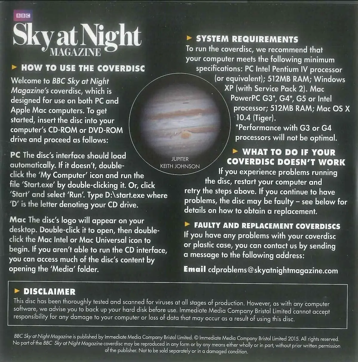 BBC Sky at Night CD-ROM, Messenger's Mercury Impact #121 June 2015, Windows, Mac - image 2 | Free standard UK delivery included | Discount Quality Products