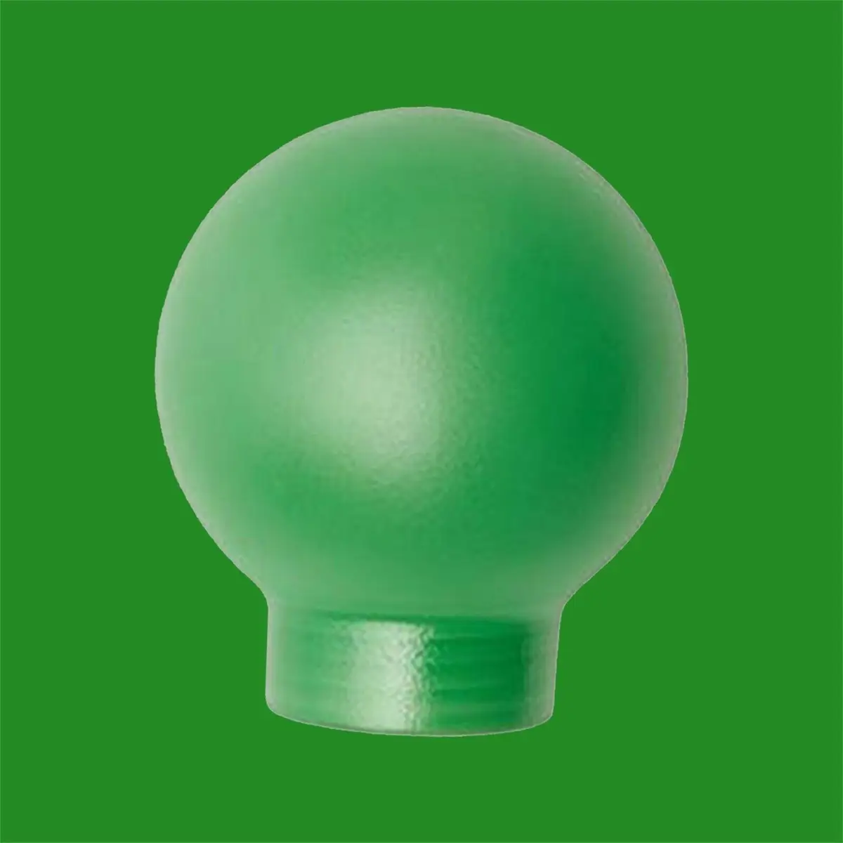 2x Green Golf Glass Decorative Cover Fitting for G9 Halogen Light Bulb Adaptor