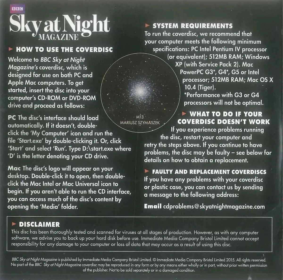 BBC Sky at Night CD-ROM, Watch the Perseids, #123 August 2015, Windows, Mac - image 2 | Free standard UK delivery included | Discount Quality Products