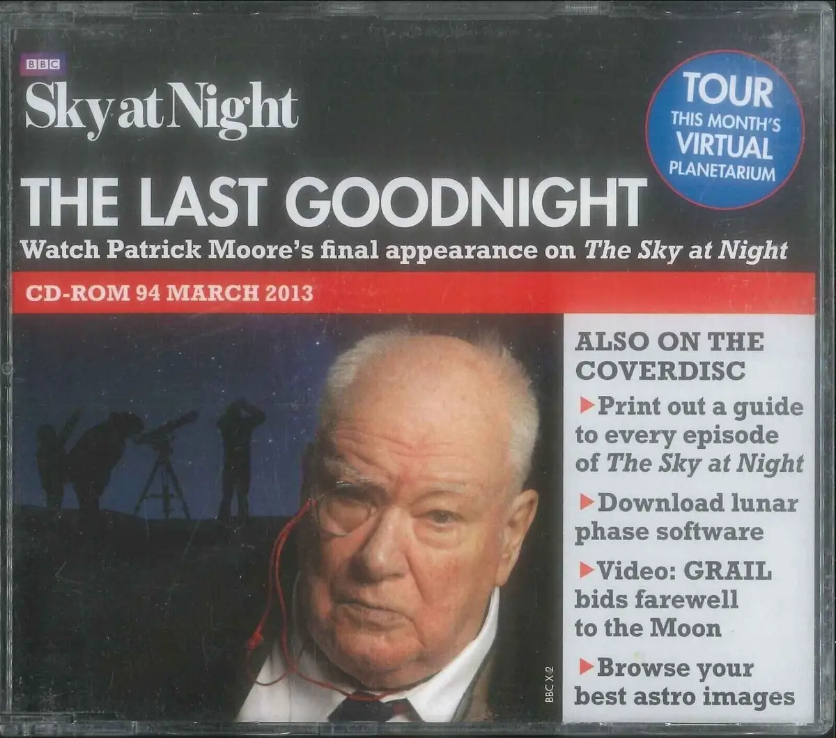 BBC Sky at Night CD-ROM, The Last Goodnight, #94 March 2013, Windows, Mac