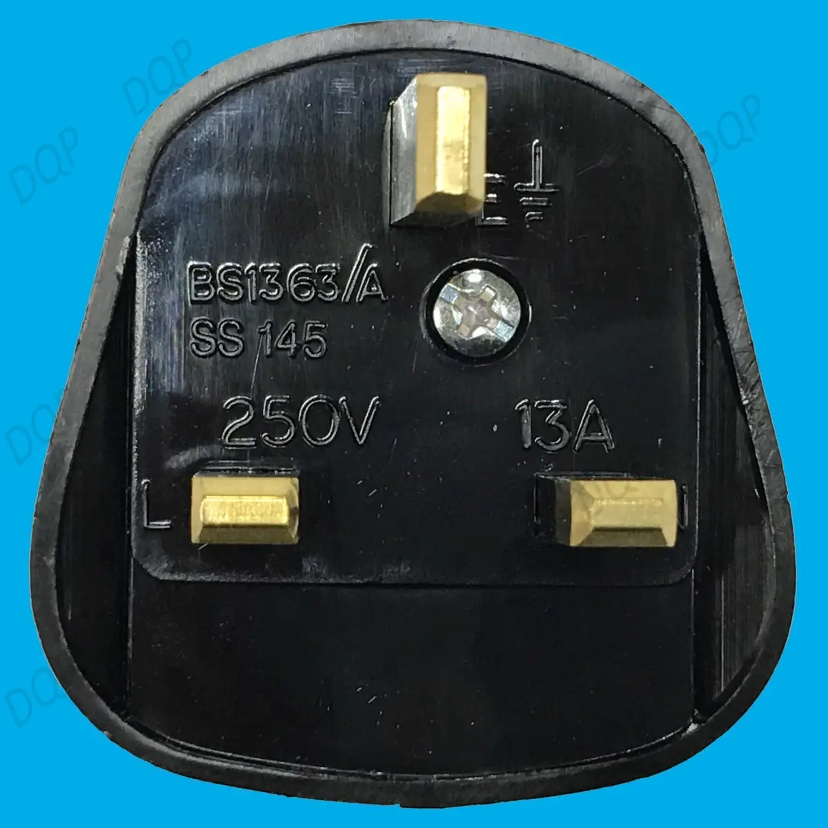 1x 13A Orange High Impact Rubber UK 3 Pin Mains Rewireable Extension Fused Plug - image 2 | Free standard UK delivery included | Discount Quality Products