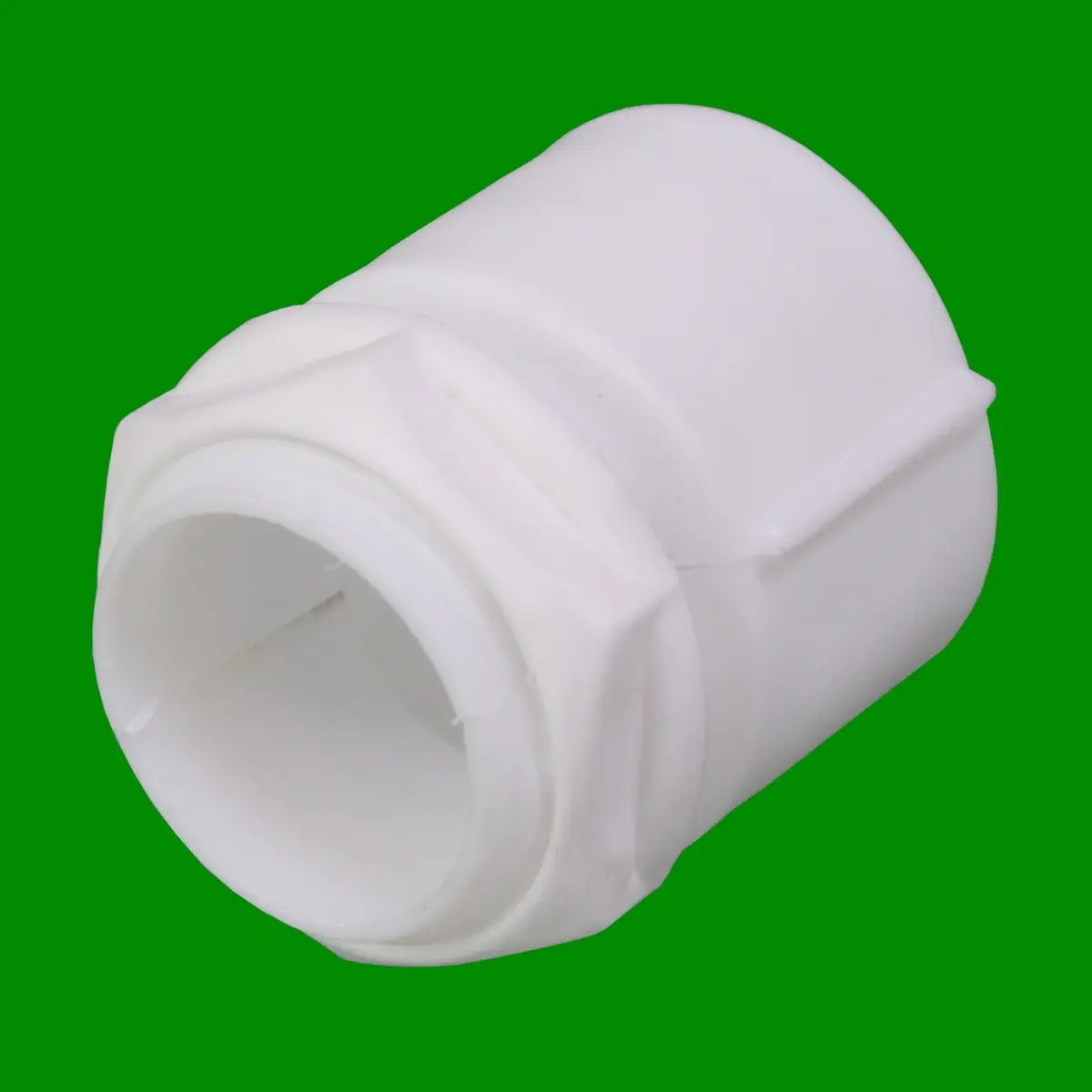 2x White M20 20mm Plastic Cable Stuffing Locknut Threaded Conduit Adaptor - image 3 | Free standard UK delivery included | Discount Quality Products