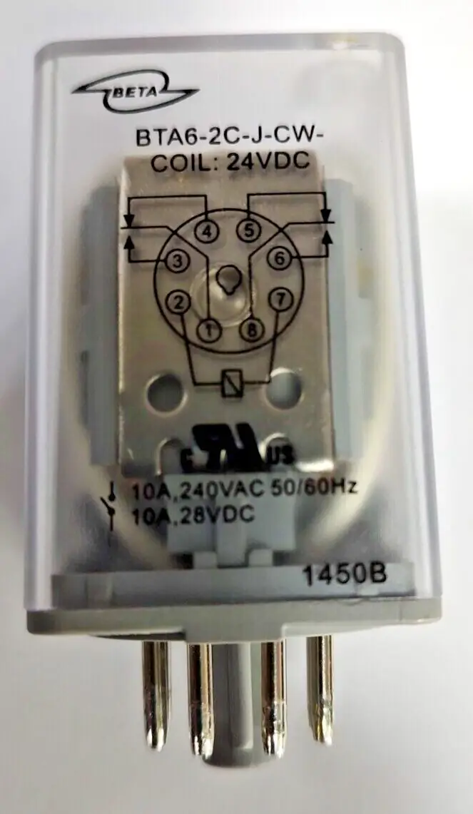 Maplin Power Electromagnetic Relay 24VDC 10A 3PDT Industrial High Power JG59P