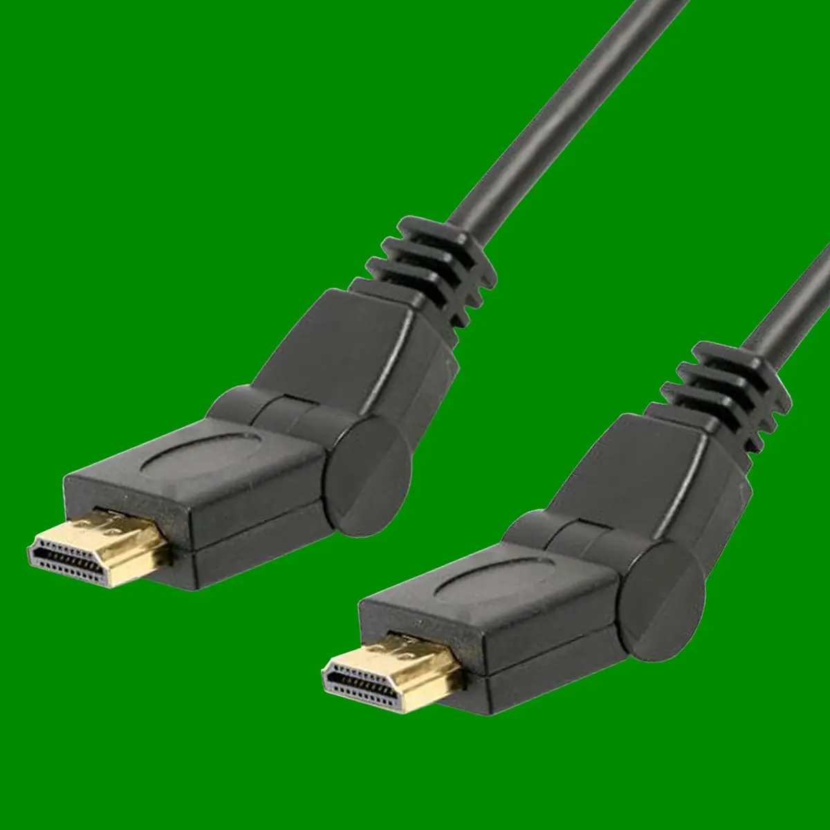1x Black 3m 180° Swivel Adjustable Angle HDMI Male to Male Cable, TV, Monitor - image 3 | Free standard UK delivery included | Discount Quality Products
