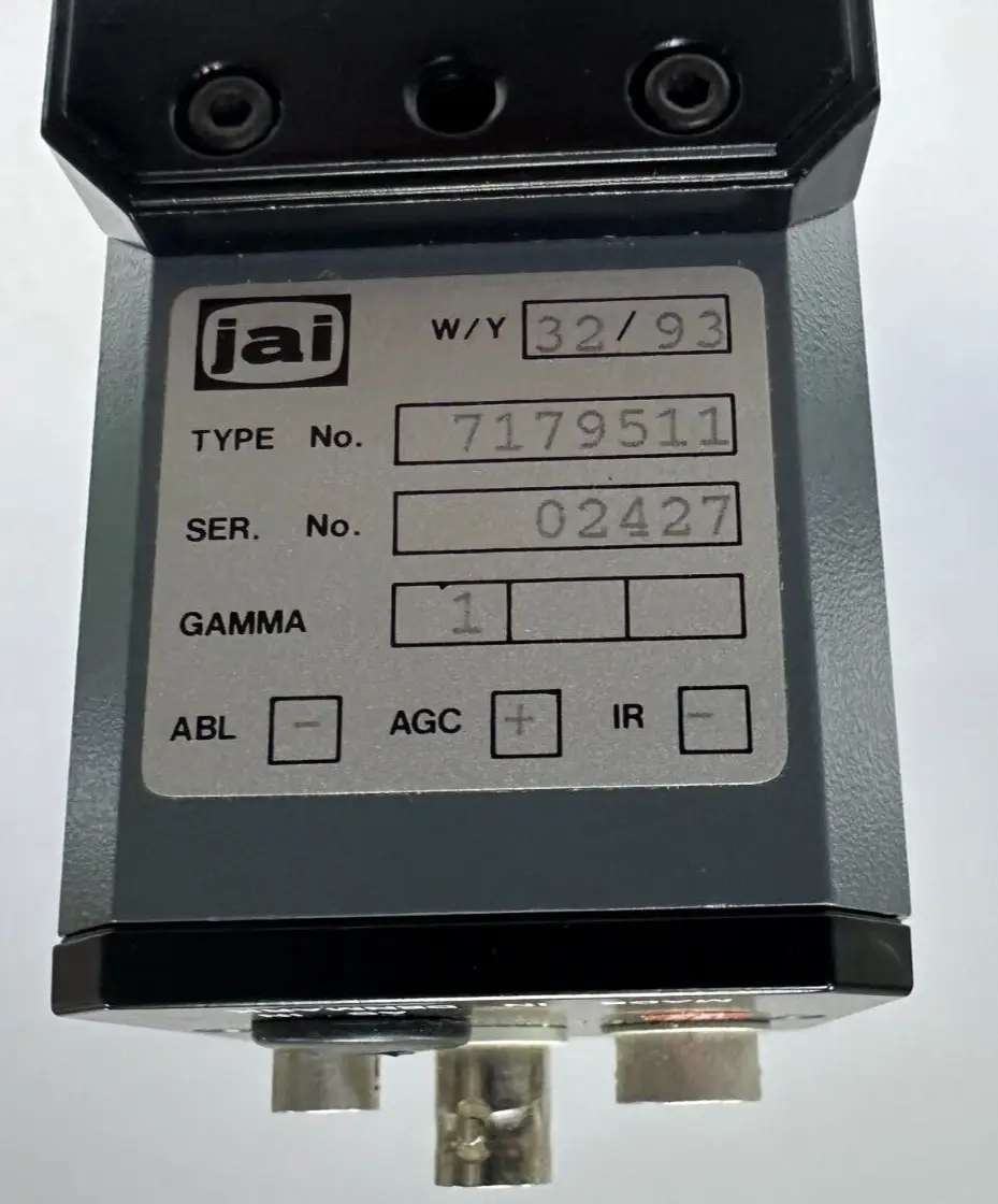 Jai Closed Circuit Camera 7179511, 1993 Vintage, Industrial CCD Camera - image 3 | Free standard UK delivery included | Discount Quality Products