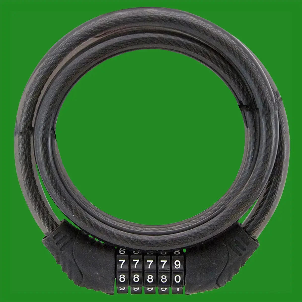 1m 5 Digit Combination Steel Cable Lock Bike Bicycle Scooter Chain Gate Baggage
