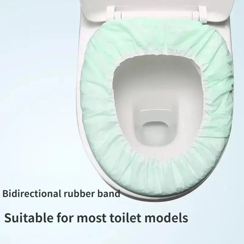 4x Double Layer Thickened Disposable Toilet Seat Cushion Cover For Travel Hotels - image 3 | Free standard UK delivery included | Discount Quality Products