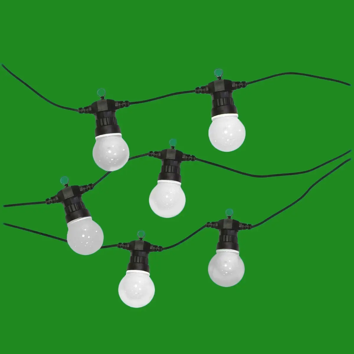 4x 14.5m IP44 20 LED Light Bulbs Outdoor Indoor Festoon Party String Lighting - image 2 | Free standard UK delivery included | Discount Quality Products