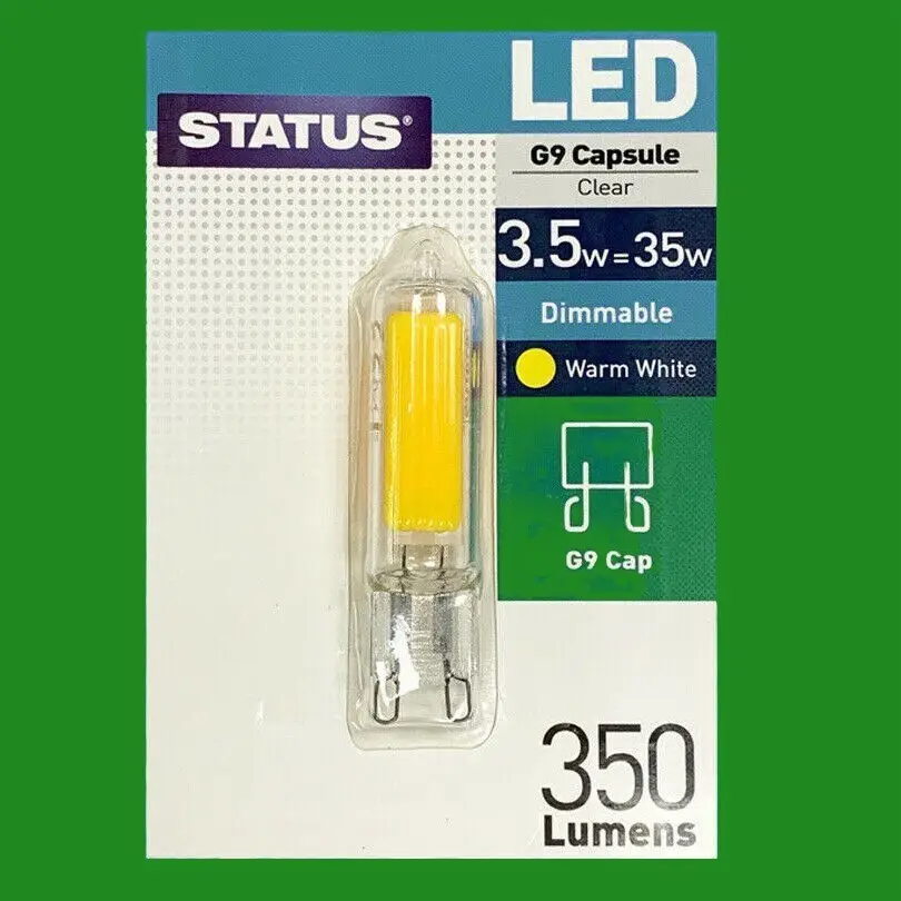 2x 3.5W (=35W) Dimmable LED G9 Capsule 3000K Light Bulb Lamp Halogen Replacement - image 2 | Free standard UK delivery included | Discount Quality Products