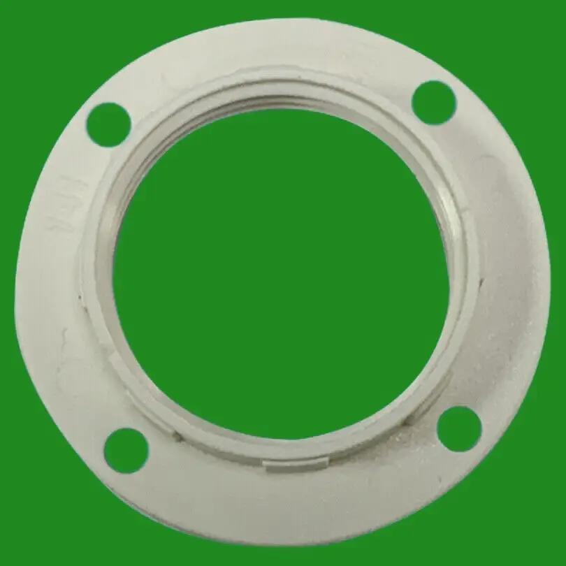 White Lampshade Collar Ring, M28 Thread, Replacement, Light Edison Screw SES E14 - image 3 | Free standard UK delivery included | Discount Quality Products