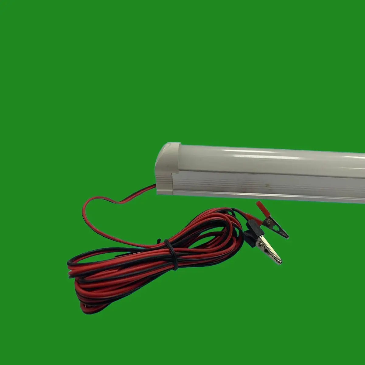 10W LED DC 12V Emergency T8 Tube StripLight Bulb 3m Cables & Crocodile Clips - image 4 | Free standard UK delivery included | Discount Quality Products