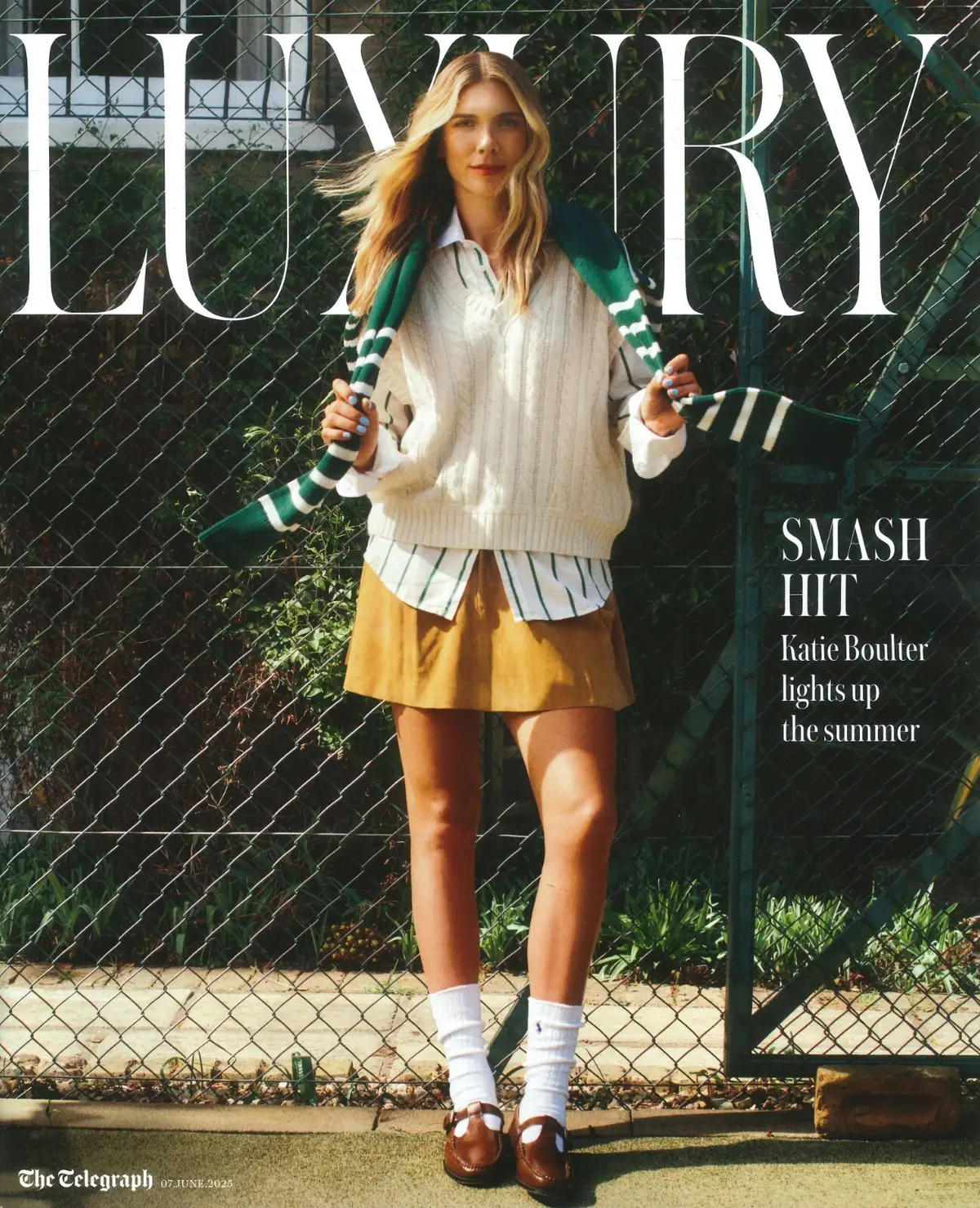Telegraph Luxury Magazine: Katie Boulter, Taylor Hackford, Helen Mirren, 7.6.25