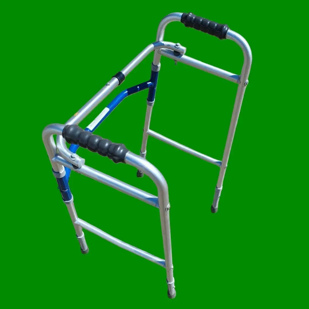 Vissco Foldable Walking Aid (Zimmer) Frame Elderly Disability, Height Adjustable - image 3 | Free standard UK delivery included | Discount Quality Products