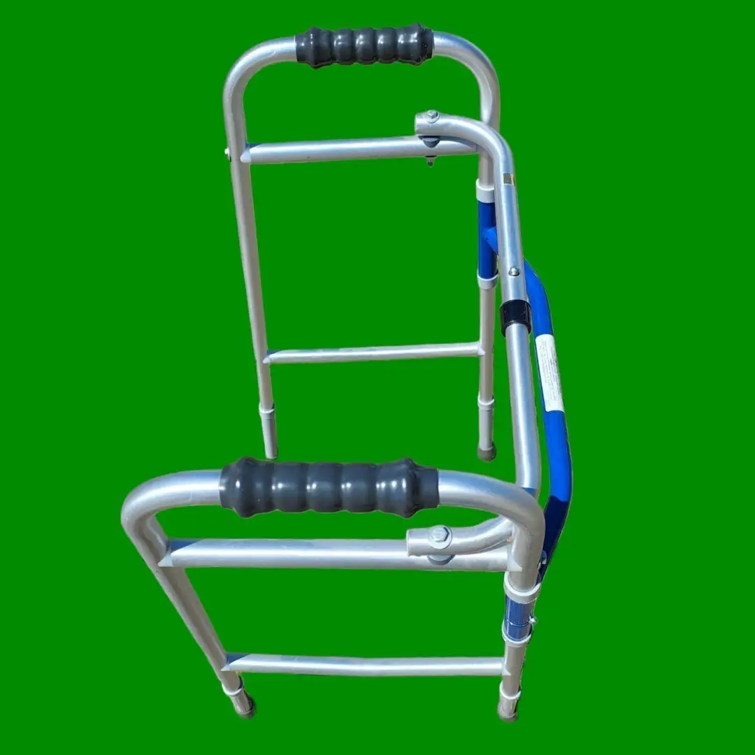 Vissco Foldable Walking Aid (Zimmer) Frame Elderly Disability, Height Adjustable - image 4 | Free standard UK delivery included | Discount Quality Products