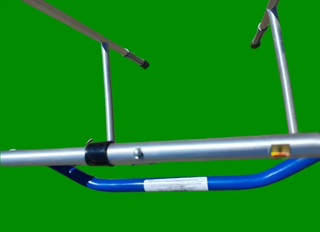 Vissco Foldable Walking Aid (Zimmer) Frame Elderly Disability, Height Adjustable - image 6 | Free standard UK delivery included | Discount Quality Products