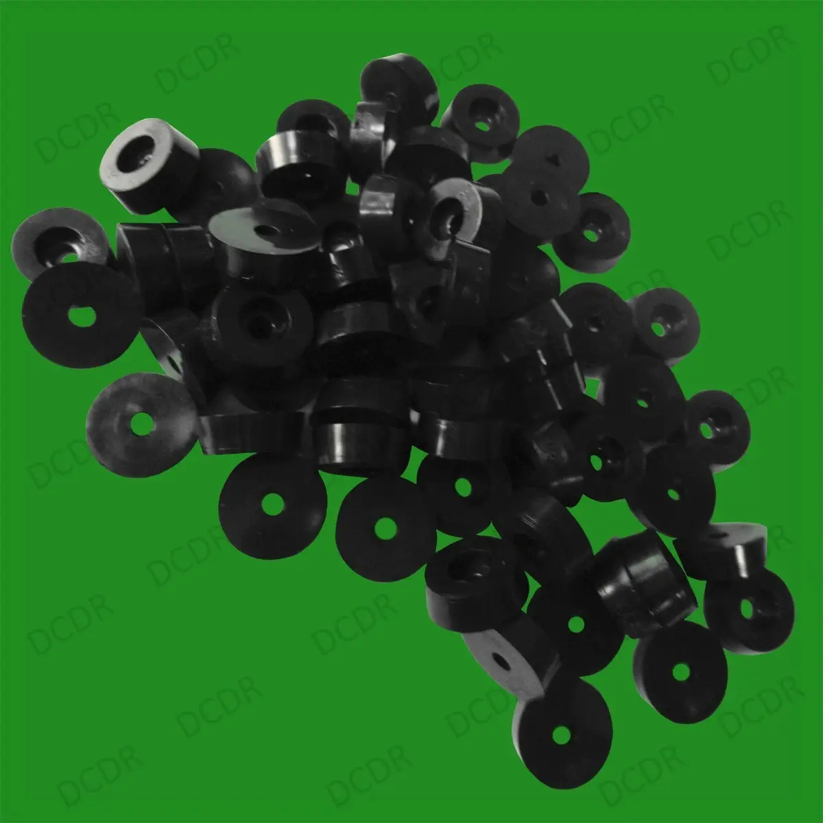 50x Screw Thru Furniture Glide, Robust Buffer, Washer, Cabinet Foot, 5mm x 15mm