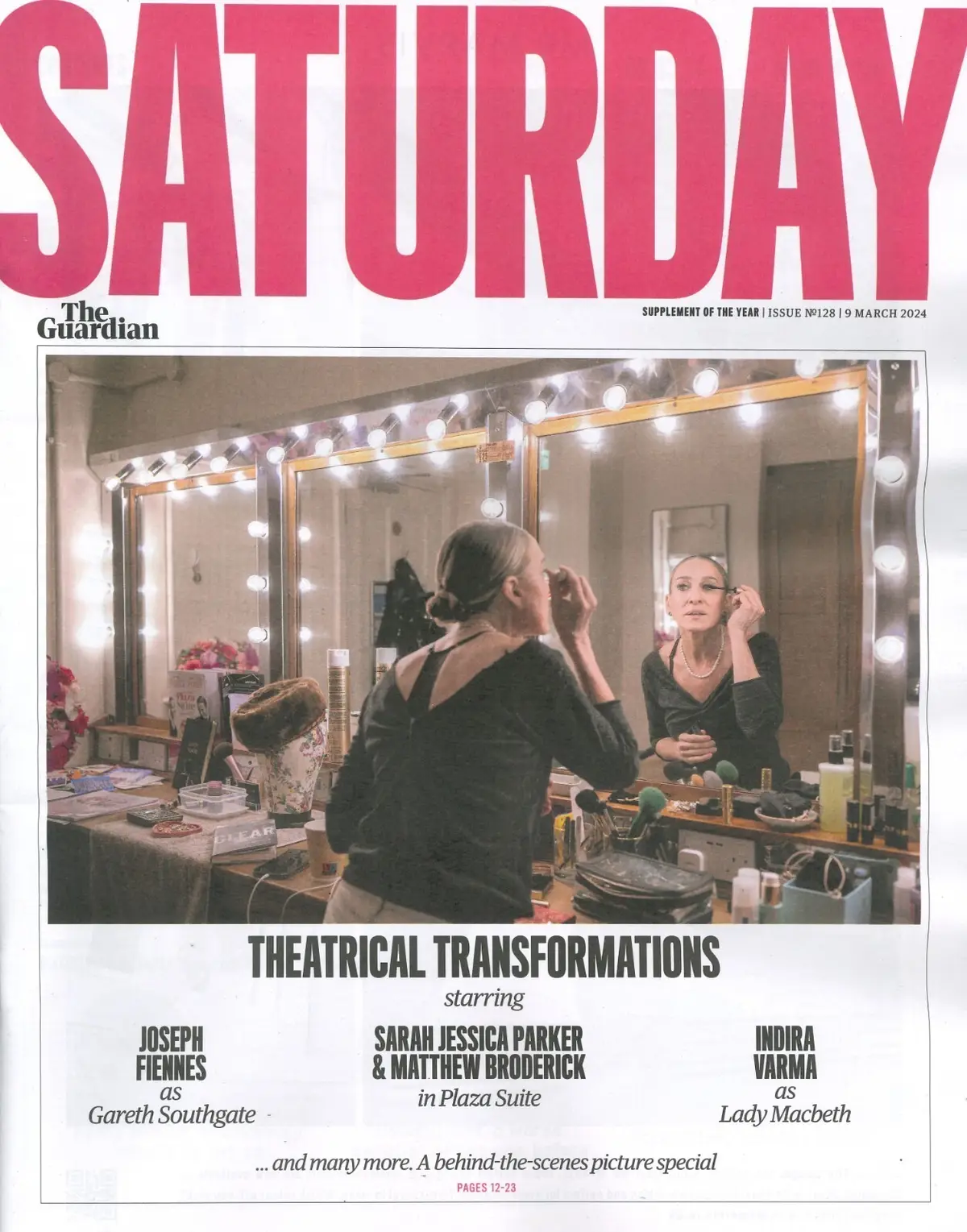 Guardian Saturday Magazine: Sarah Jessica Parker, Matthew Broderick, 9.3.24
