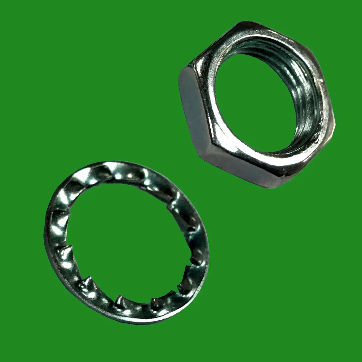12x M10 Washers &amp; Nuts Only, Secure Allthread Tubing, Electrical Lamp Repair
