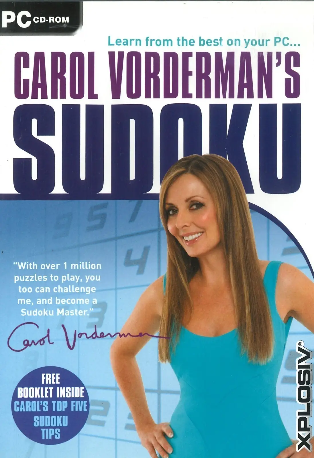 Carol Vorderman's Sudoku PC CD-ROM for Windows