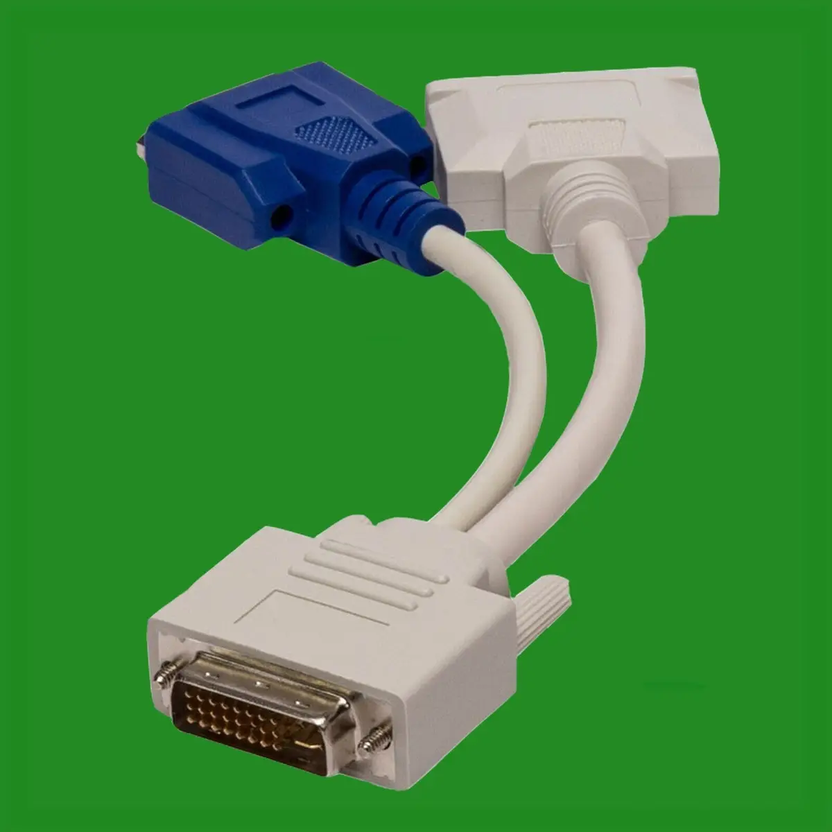 DVI-I To DVI-D + VGA-F HD15 Y Splitter Cable TV, Monitor, Computer Adapter - image 3 | Free standard UK delivery included | Discount Quality Products