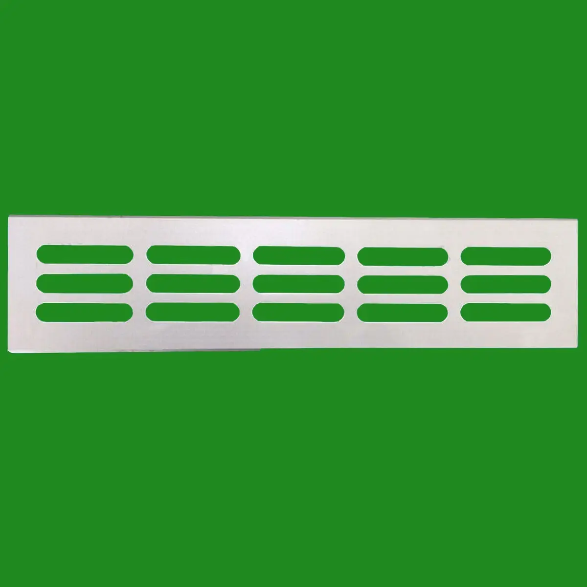 2x Aluminium Silver Rectangular 250mm x 60mm Air Vent Grill, Ventilation Cover - image 2 | Free standard UK delivery included | Discount Quality Products