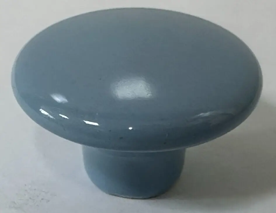 2x 39mm Blue Ceramic Round Kitchen Cabinet Cupboard Door Handles Drawer Knob