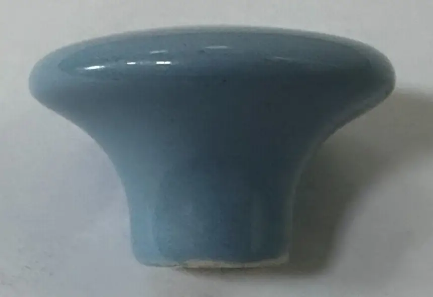 2x 39mm Blue Ceramic Round Kitchen Cabinet Cupboard Door Handles Drawer Knob - image 2 | Free standard UK delivery included | Discount Quality Products