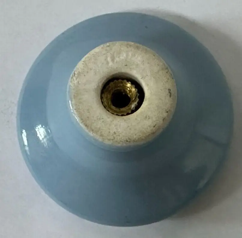 2x 39mm Blue Ceramic Round Kitchen Cabinet Cupboard Door Handles Drawer Knob - image 3 | Free standard UK delivery included | Discount Quality Products